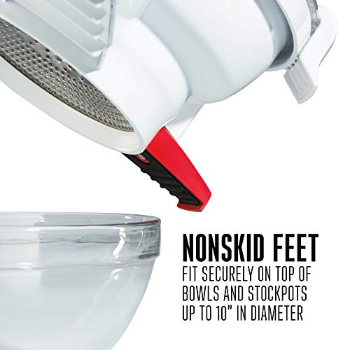 Weston-Electric-Food-Mill-with-3-Stainless-Steel-Discs-175-Quart-Capacity-White-61-0201-W