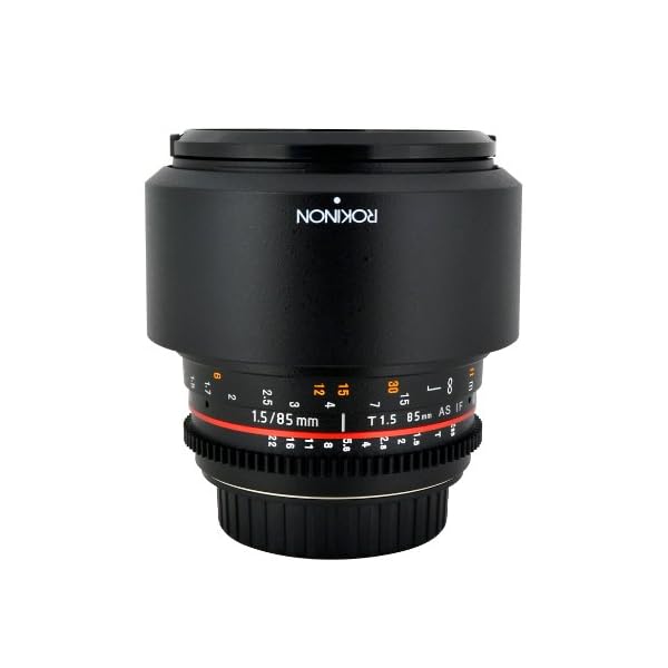 Rokinon Cine CV85M-MFT 85 mm T1.5 Cine asphärisches Objektiv für Micro Four-Thirds 85-85 mm Festobjektiv für Olympus… – Bild 3