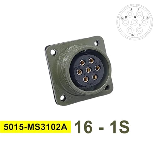 Conector MIL-C 5015 circular MS3102 16-1 conector militar hembra 2
