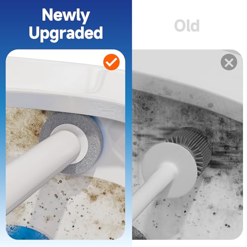 CTIME Disposable Toilet Brushes - Toilet Cleaning Brush Heads, Brush Holder, Storage Box, and 18 Replacement Cleaning Brush Heads for Bathrooms and Toilets. - Thumbnail 7