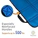 NurtureCare Upgraded 3-Layer Comfort Positioning Bed Pad with Handles Washable Waterproof Transfer Board for Turning Moving Patient Inconvenience Care Transfer Sheet, 43