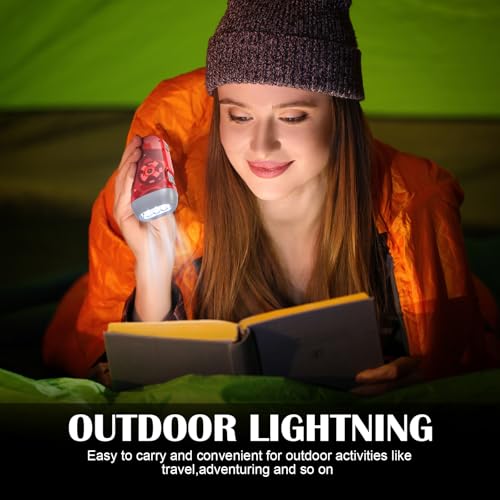 Image of Mudder 24 Pack Hand Crank Flashlight, Light 7