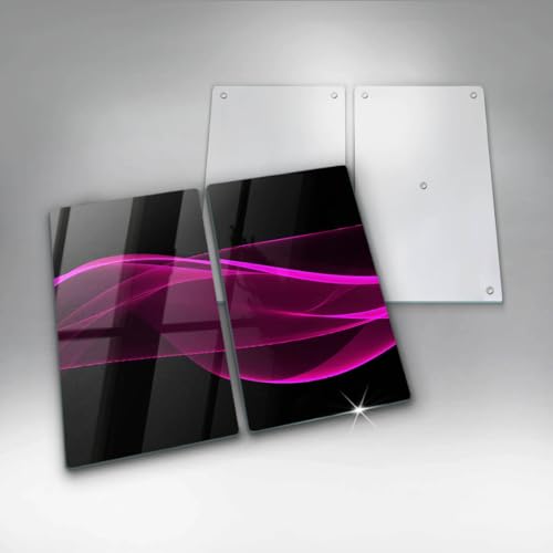 Planche à découper 2x30x52cm Wallfluent pour protéger vos plaques - Abstraction rose - 6