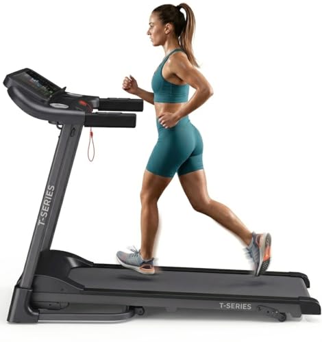 Image of Motorised Treadmill 150kg Weight capicity for Home Gym, Electric Running Machine with Digital Display, 6.5 hp Motor, 18km /h top Speed, Air Cushion Layer (1 Year Warranty) (505F)