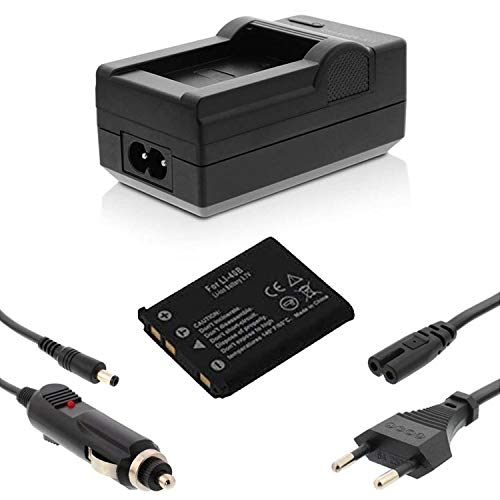 Nahas-Shop Set Akku + Ladegerät für Olympus µ 60, µ 700, µ 7000, µ 7010, µ 720 SW, µ 725 SW, µ 770 SW, µ 780, µ 790 SW, µ 795 SW, µ 820, µ 830