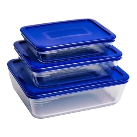 Pyrex Cook & Freeze Glass Dishes Set Cover