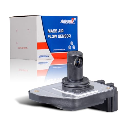 AdvanEX Mass Air Flow Sensor AFH55-M12 Compatible with 1996-1997 Nissan Pickup L4 2.4L, 1998-2004 Nissan Frontier L4 2.4L, 2000-2004 Nissan Xterra L4 2.4L MAF Replaces 160171S710