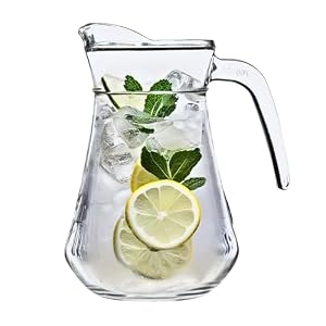 Ravenhead Glass Jug Pitcher 1.3L Heat Resistant Water Juice Cocktail Hot Cold Clear