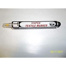 الكثير من 12 Dykem # 13060 Texpen Textile T Stock FINE Tip YELLOW علامة جافة سريعة