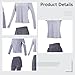 7-Piece Exercise Outfit For Women, Full-Zip Jacket, Stretchy, Breathable Fabric, Anti-Pilling, Xxl Available, Perfect For All Sports