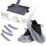 PUPILLEMON 50 Pièces Surchaussures Jetables en Non Tissé, Surchaussures...