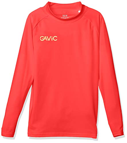 [ガビック] インナーシャツ ジュニア ストレッチインナートップ 長袖 キッズ ライトレッド 日本 140cm (日本サイズ140 相当)