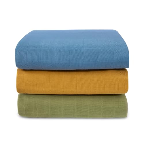 luvvie Luxuriously Soft Organic Cotton Swaddle Blanket, 120 