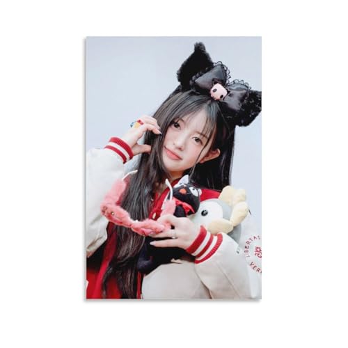 MINJU �~���W�� ILLIT �A�C���b�g SUPER REAL ME Behind �ؗ��|�X�^�[ (17) �Ǐ��� �L�����o�X ��� �|�X�^�[ �G�� ���ʉ� �E�H�[���A�[�g08x12inch(20x30cm)