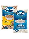 minafood Bundle per Feijão Carioca & Riso 2x1kg + Blocco Note