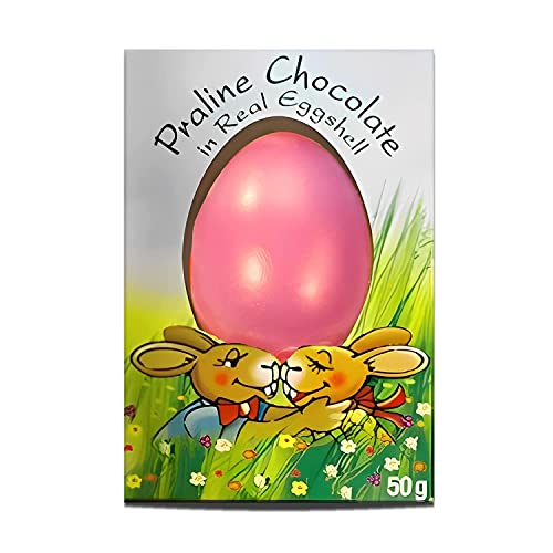 Gut Springenheide Chocolates In Real Eggshells - Easter Chocolates Eggs Made In Germany - Luxury Chocolate Eggs - Praline Chocolate Perfect For Kid's Easter Egg Hunt & Easter Decoration - Smooth, Rich, Chocolate Easter Bunny Eggs - 1.75 Oz (Purple Pastel Egg) #TOP26