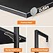 ODK 6-Tier Ladder Shelf, Book Shelf with Metal Frame, Bookcase for Living Room, Home Office, Kitchen & Bedroom, Space Saving Freestanding Organizer Rack, Black (10