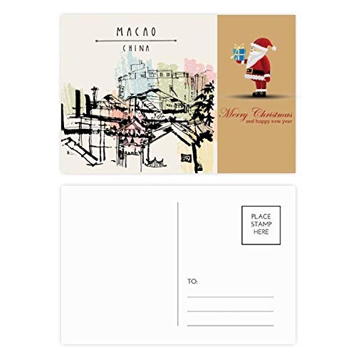 Cartes postales gratte-ciel en Chine de Macao lot de 20 illustrations voyage