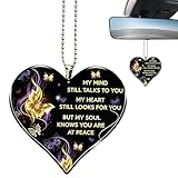 Decoración De Corazón De Coche - Joyería Colgante De Acrílico 7.5x7cm, Colgante De Espejo | Accesorio Interior Superficie Elegante Diseño Elegante Toque Individual Decoración Del Vehículo Idea De