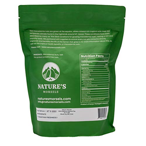 Nature's Morsels Macadamia Nuts (Light Roasted), 24 Ounce #TOP1