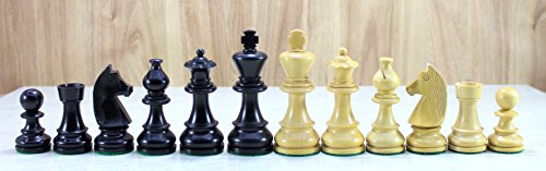 Stonkraft 3.75" King Height - Collector Edition Premium Wooden Chess Pieces Pawn Chessmen Figurine Pieces Coins - Appropriate Wooden & Stone Chess Boards Available Separately By Stonkraft Brand #TOP1