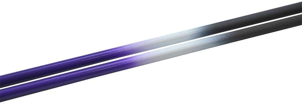 AMEYXGS Archery 30 Inch Pure Carbon Arrow Shaft ID 6.2 mm Hunting Arrow Shaft Spine 250/300/350/400/450/500/550/600 DIY Archery Raw Bare Shaft for Hunting Shooting Practice 12 Pcs