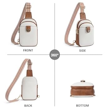 Michaela Leather Crossbody Crossbody Purse With Card Slots CLUCI Crossbody  Bags For Women Men,Leather Sling Bag Cross Body