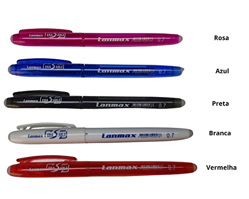 Caneta Mágica Apaga com Calor Fantasminha com 5 cores