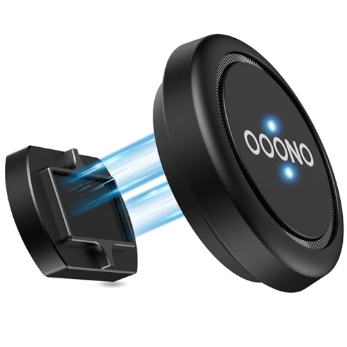 SUPMEGA Magnetische Autohalterung für OOONO CO-Driver NO1, Robuste Metall-Autohalterung mit Eingebauten Magneten, kompatibel mit OOONO NO1 Blitzerwarner