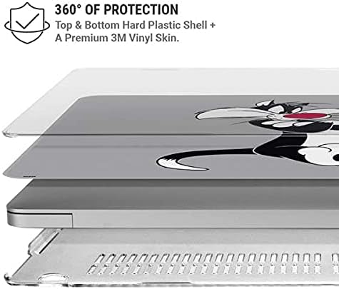 Skinit Case + Skin Compatible with MacBook Pro 16in (2019-20) - Officially Licensed Warner Bros Sylvester Tweety Bird Crossed Arms Design