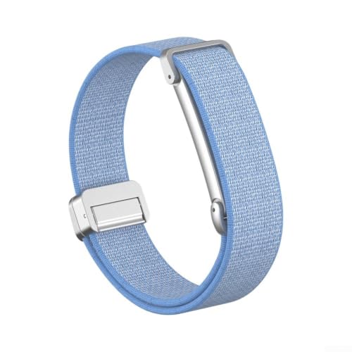Elastic Nylon Loop Strap for Fitbit for versa Lite Stretchy Replacement Band Comfortable Sport Loop Quick Dry Accessory 5.9-9.8 Inch(Lavender)