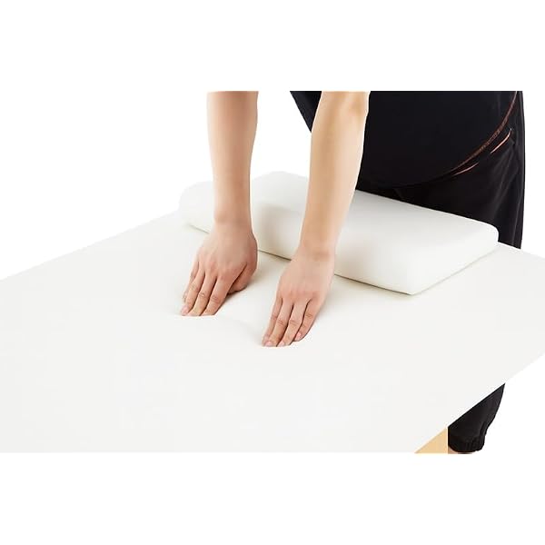 Table de massage SAVANE en bois clair | largeur 75 cm, matelas épais, dossier réglable à crans, trou facial & têtière, plateau de rangement, revêtement blanc | 190×75×75 cm | 50 kg