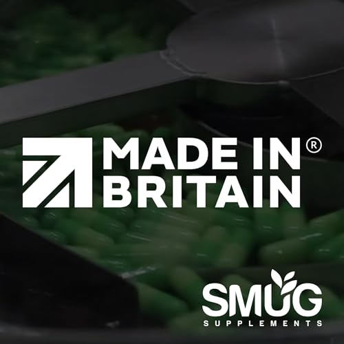 Magnesium Citrate British Made By Smug Supplements - 90 Vegan Capsules Not Tablets - Providing 180Mg Elemental Magnesium - Highly Absorbable Daily 600Mg Supplement For Men And Women - 6