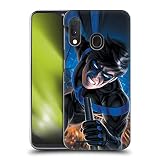 Head Case Designs sous Licence Officielle Batman DC Comics Costume Logo Bleu # 60 2019 Nightwing Coque Dure pour l'arrière Compatible avec Samsung Galaxy A20e (2019)