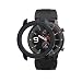 Produktbild SIKAI CASE Sport Schutzhülle Kompatibel für Huami Amazfit GTR 47mm Smartwatch, Slim Schützen Bunte Rahmen PC Case Cover Fall Abdeckung Hülle Shell MEHRWEG (Schwarz)