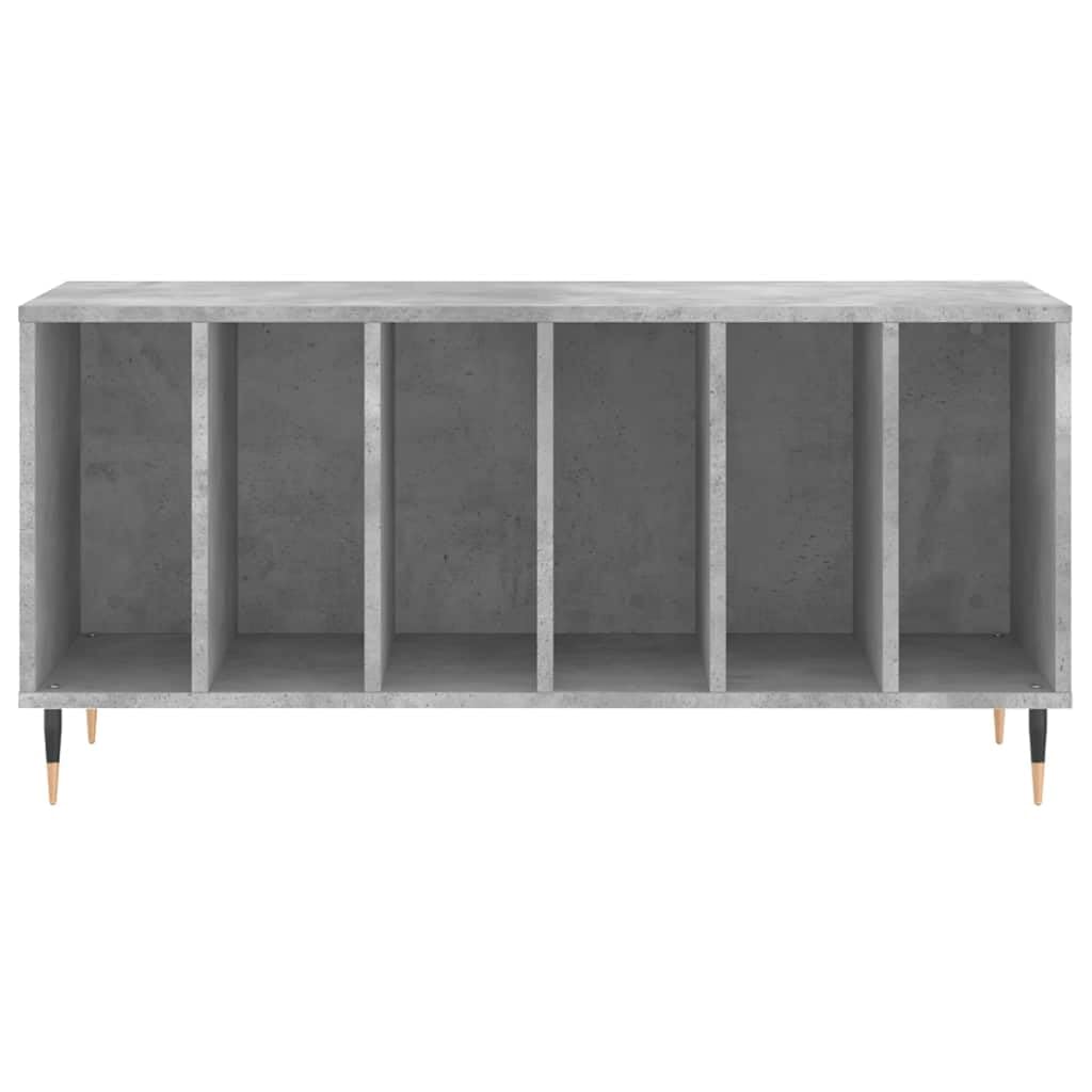 vidaXL Szafka na płyty, szarość betonu, 100x38x48 cm, szafka na winyle, szafka RTV, szafka pod TV, szafka na płyty winylowe, szafka multimedialna
