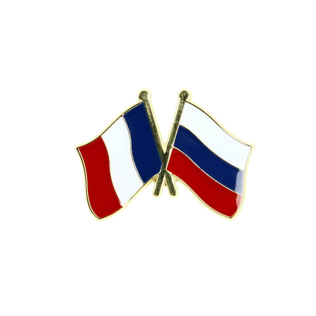 Pin's Jumelage France-Géorgie En Acier - Multi-couleur, Neuf Avec étiquettes, Marque Clj Charles Le Jeune