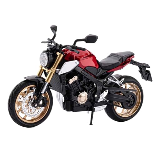 Modèle de moto pour CB125T CB650 miniature 1:12 avec roue avant directionnelle pour vitrine