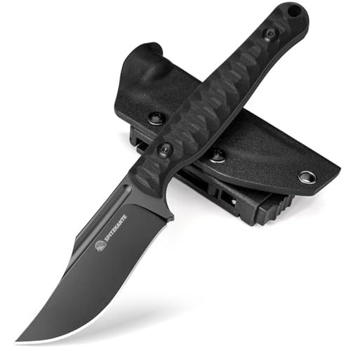 SPITZKANTE D2 EDC Fixed Blade Bowie Knife