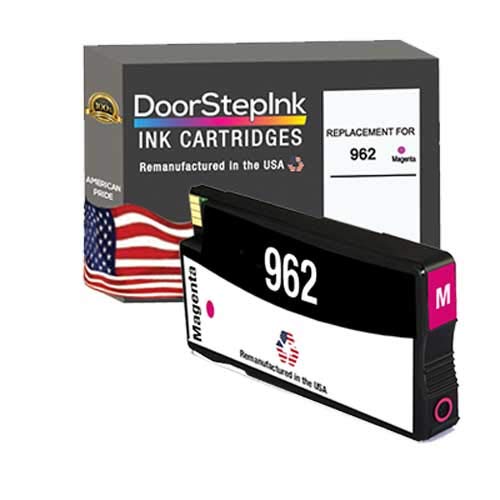 DoorStepInk 962 Magenta Remanufactured Ink Cartridge Replacement for HP 962 (3YL67AN) - Compatible with OfficeJet Pro 9010/9012/9013/9015/9016/9019 — High Yield 1-Pack