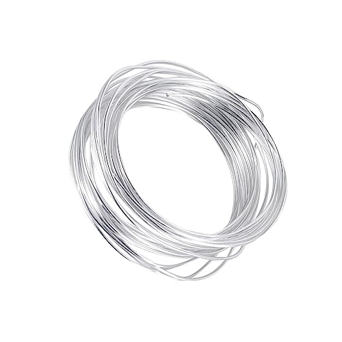 HOODANCOS Bendable Metal Craft Making Wire DIY Doll Bracket 1pc Silver Aluminum Wire Versatile for Models