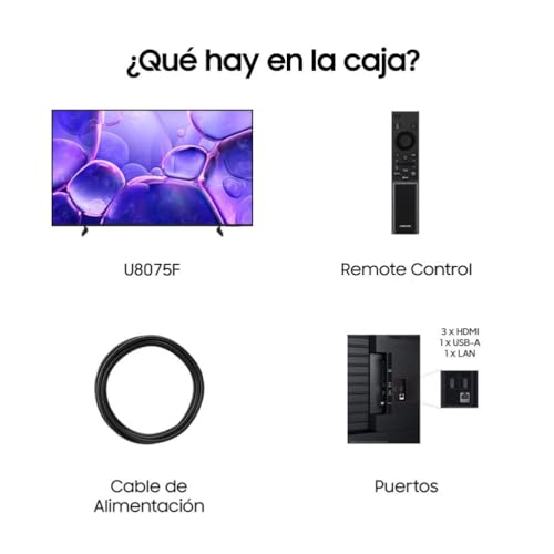 Samsung TV 43 Pulgadas Crystal UHD U8075F 4K Smart TV, Colores increíbles con Crystal Processor 4K, Escucha Todos los Altavoces con Q-Symphony, Datos protegidos Knox Security y Gaming Hub - imagen 9