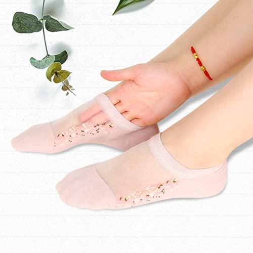 Image of Benefeet Sox Sheer No Show Socks Women Girls Cute Thin Mesh Low Cut Liner Socks for Loafers Boat Shoes