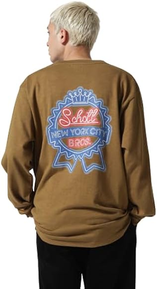 Amazon | [ショット エヌワイシー] [Schott] NEON SIGN LS T-SHIRT 