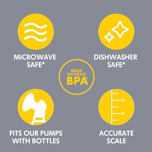 Medela 5oz Breast Milk Collection & Storage Bottles | 6 Ct - 3