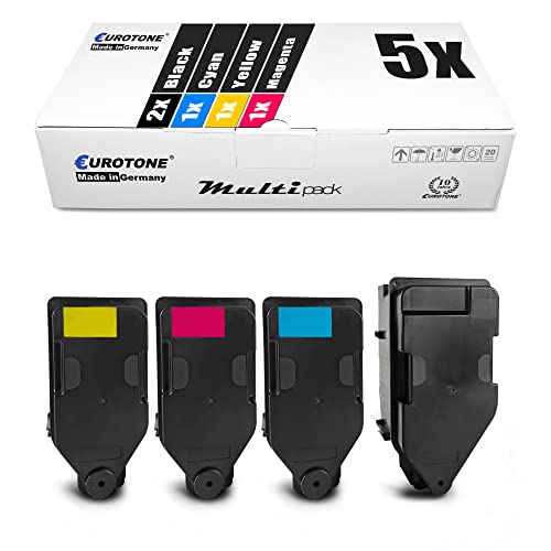 Toner Eurotone pour Konica Minolta Bizhub C 3300 i pack de 5 cartouches TNP-81 CMJN