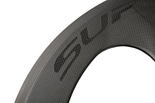Superteam Road Bike 3 Spoke Wheelset 70Mm Clincher Carbon Wheel With Matte Finish #TOP2