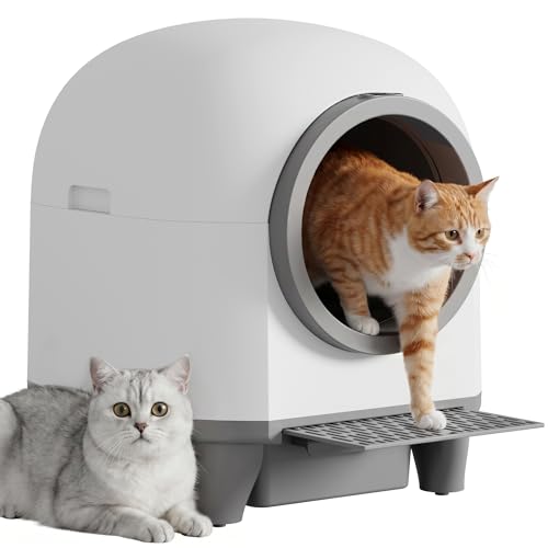 Greesum UltraSmart AutoClean Rake Self-Cleaning Litter Box