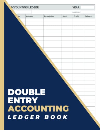 double entry accounting ledger book: 6 Columns Accounting ledger book double entry for personal finance or small business - Cash Book Accounts ... of Income & Expenses - 8.5" x 11", 120 pages