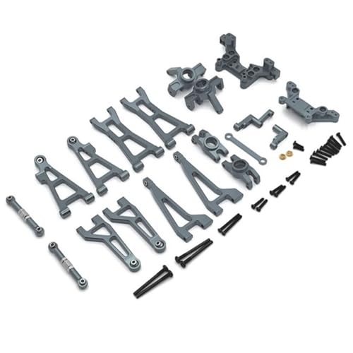 RC �J�[ �p�[�c For HAIBOXING For HBX 16889A 16890 SG1601 SG1602 ���^���T�X�y���V�����A�[���X�e�A�����O�J�b�v�V���b�N�^���[�Z�b�g1/16 RC�J�[�A�b�v�O���[�h�p�[�c(Gray)